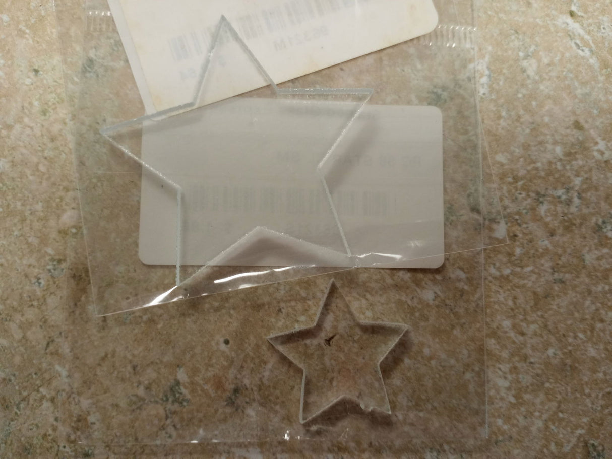 96 Coe Precut Star Clear ltd - Stained Glass Express 