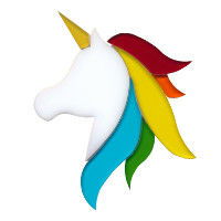 96 Coe Precut Unicorn - Stained Glass Express 