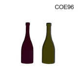 96 Coe Precut Wine Bottle III ltd - Stained Glass Express 
