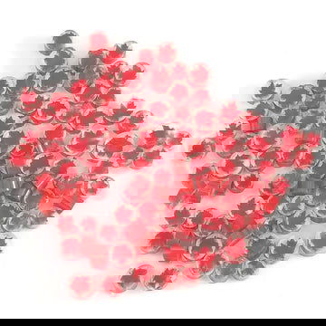 96 Coe Red Maple Leaf Millefiori - Stained Glass Express 