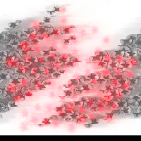 96 Coe Star Red Millefiori - Stained Glass Express 