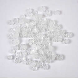 96 Coe White Snowflake Millefiori - Stained Glass Express 