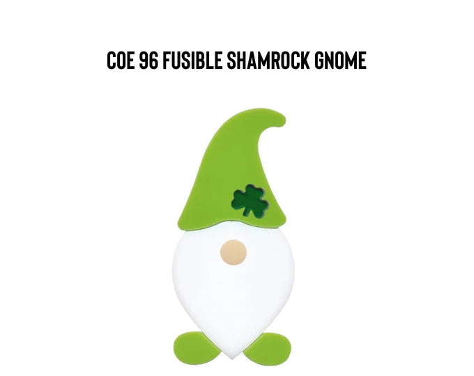 96 coe fusible shamrock gnome