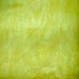 Acid Green w/ Amber Wispy - Stained Glass Express 