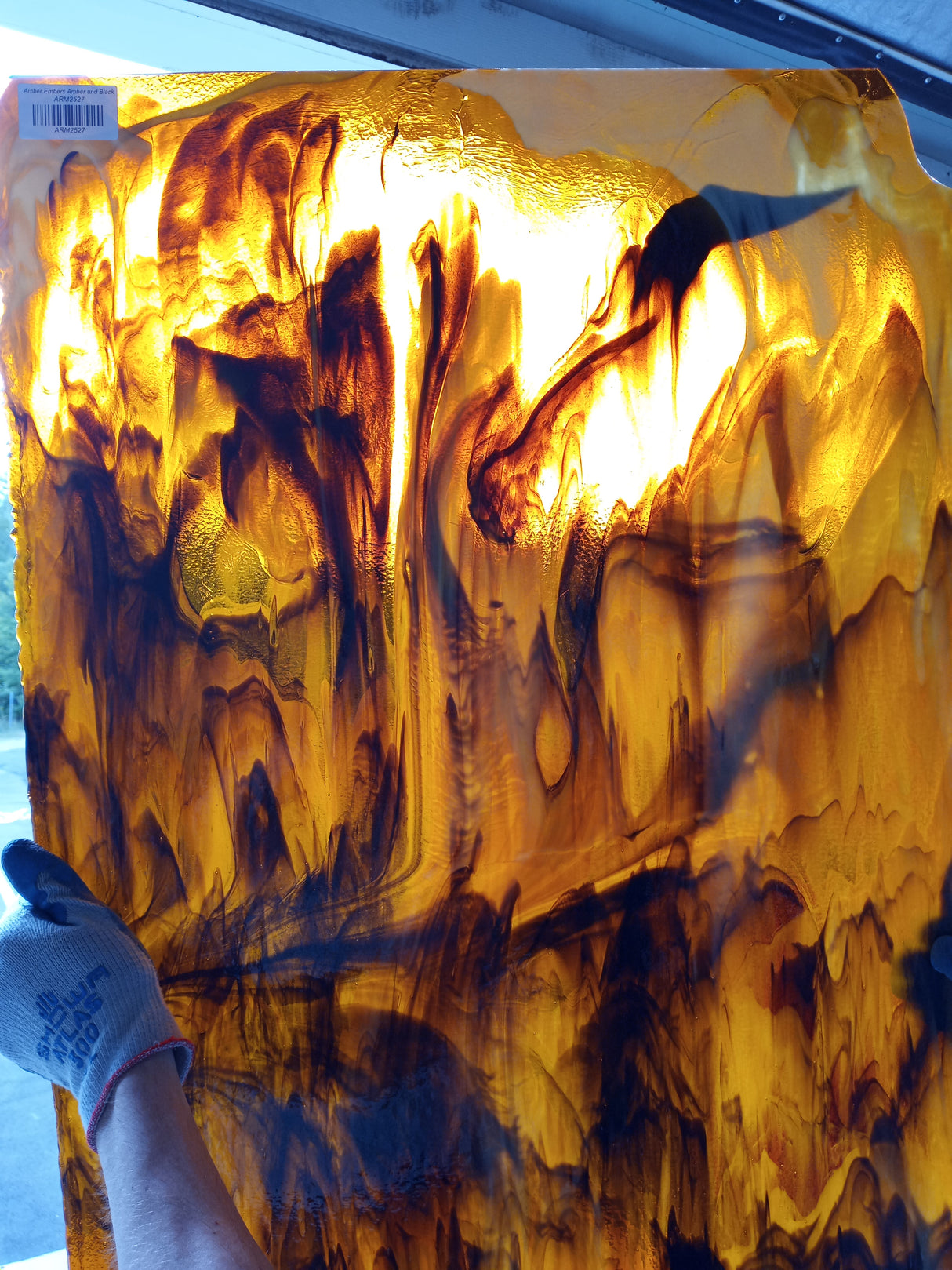 Amber Embers Amber and Black backlit