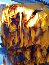 Amber Embers Amber and Black backlit