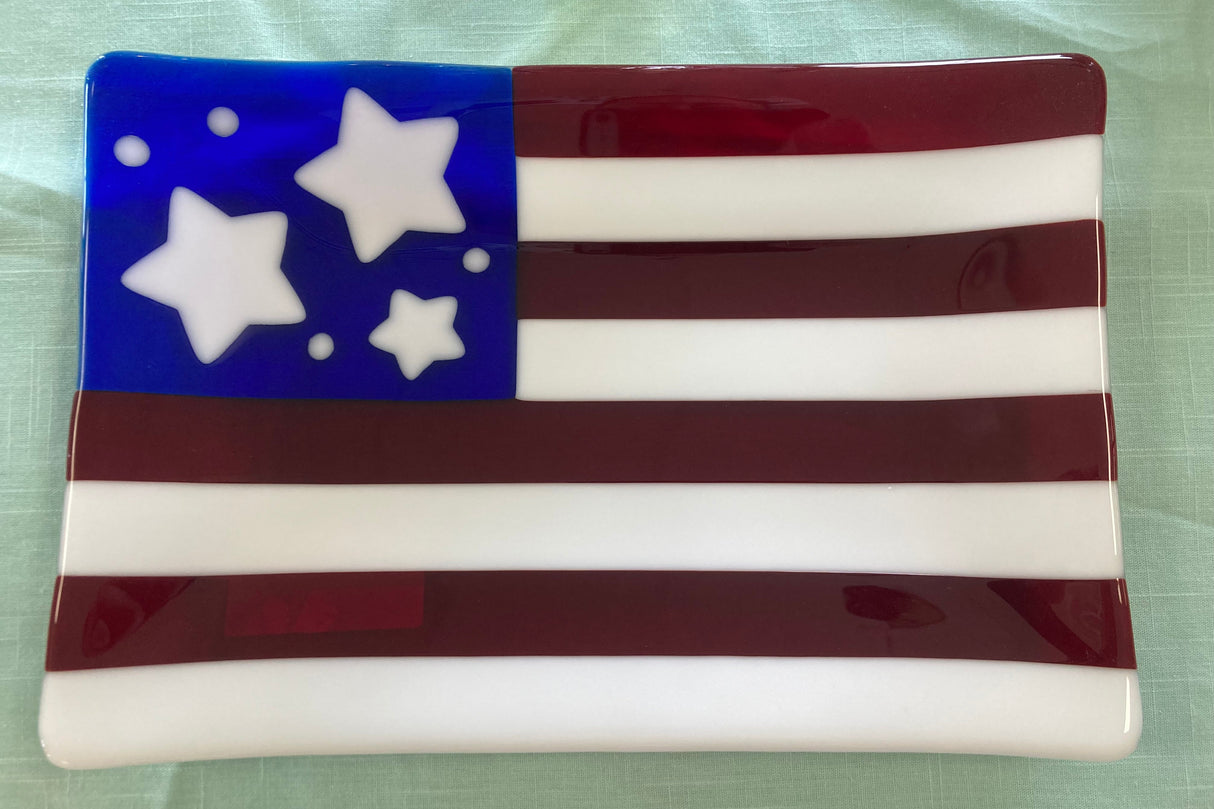 American Flag Platter