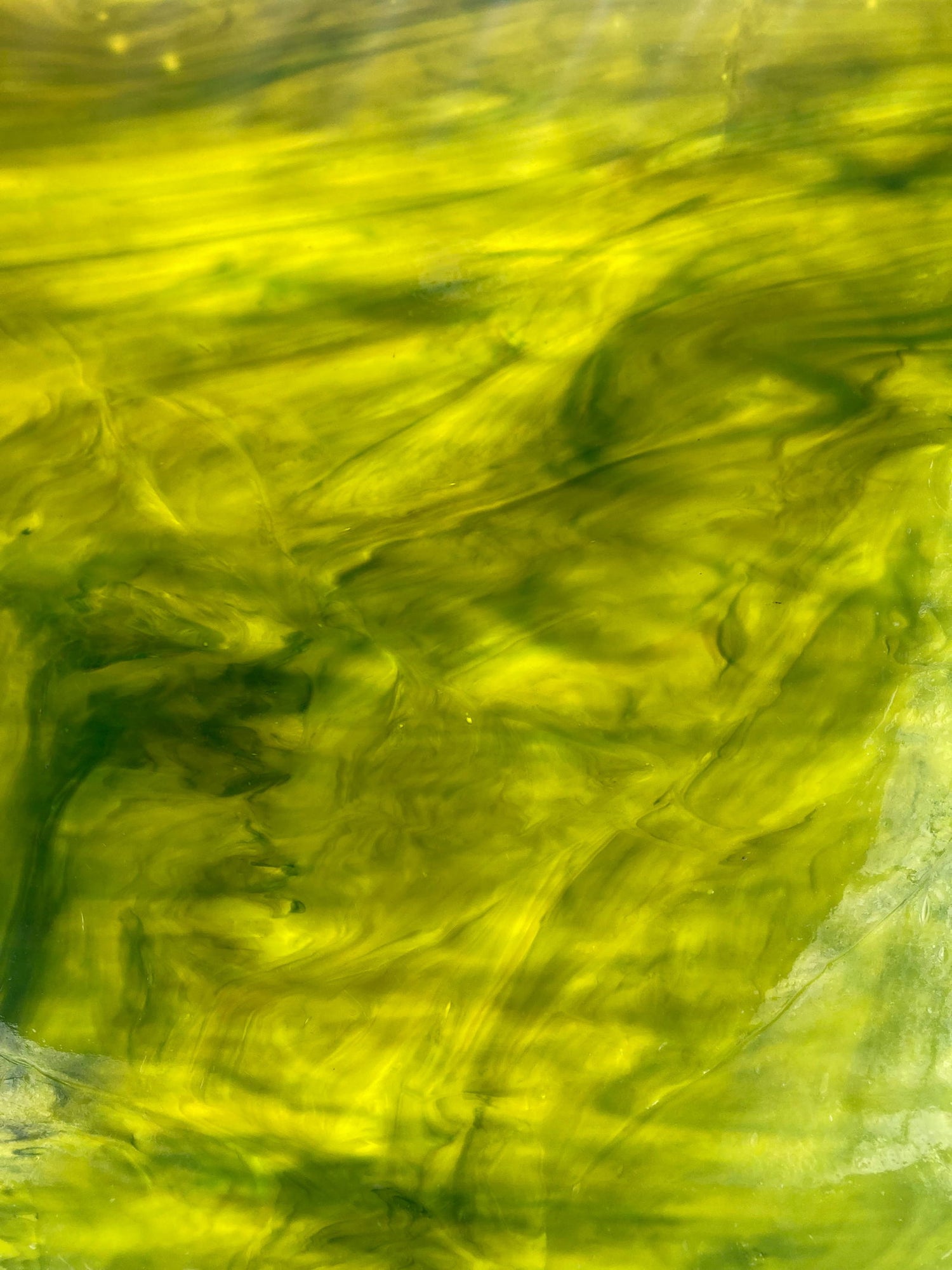 Artisan Lime Green, Dk Green Opal - Stained Glass Express 