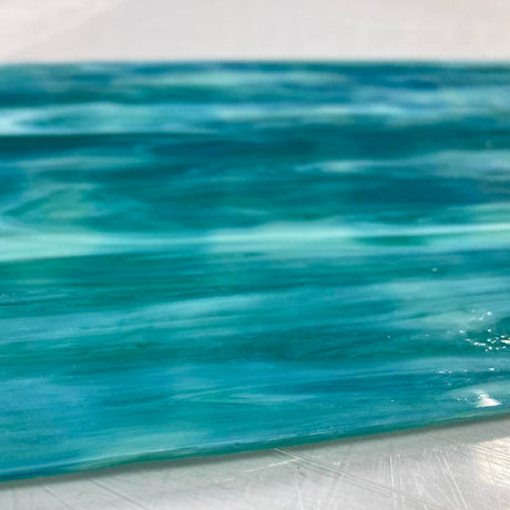 Light Blue, Green, White Mottle