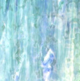 Artisan Lt Blue, Green, White Mottle - Stained Glass Express 