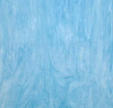 Artisan Turq, White Opal - Stained Glass Express 