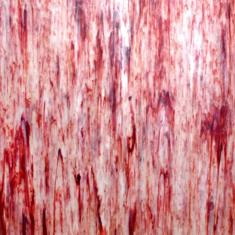 Artisan White, Red Flemish - Stained Glass Express 