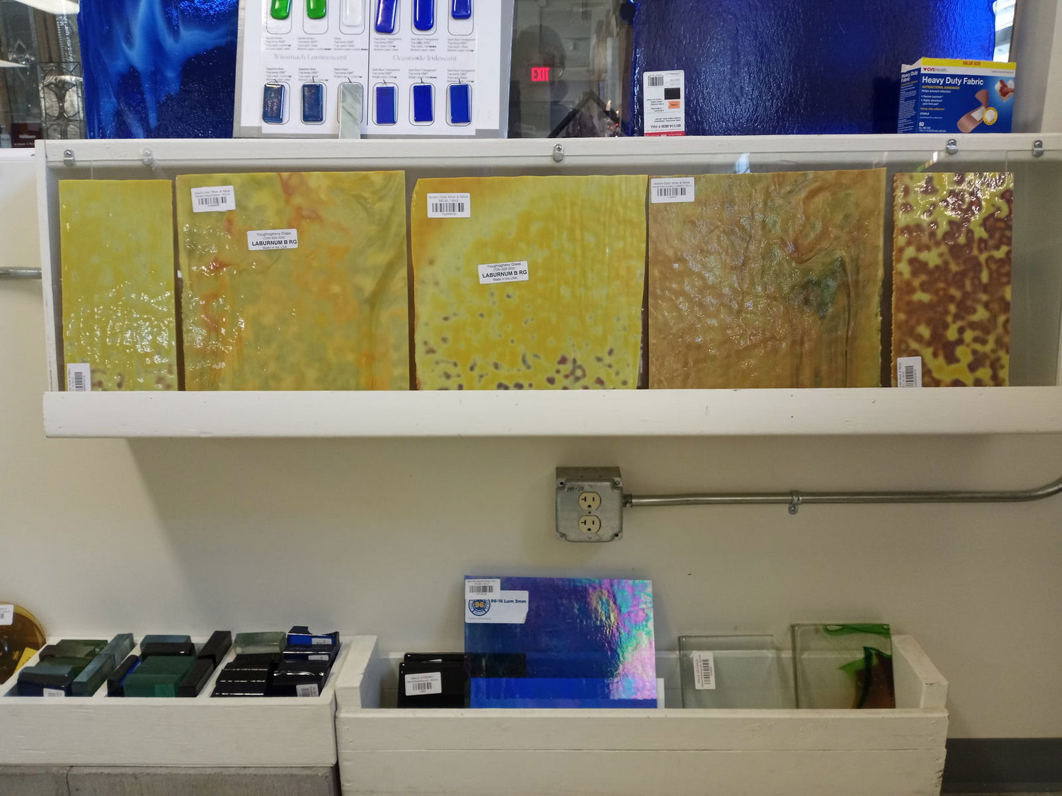 Autumn Gold, Silver, & Yellow - Stained Glass Express 