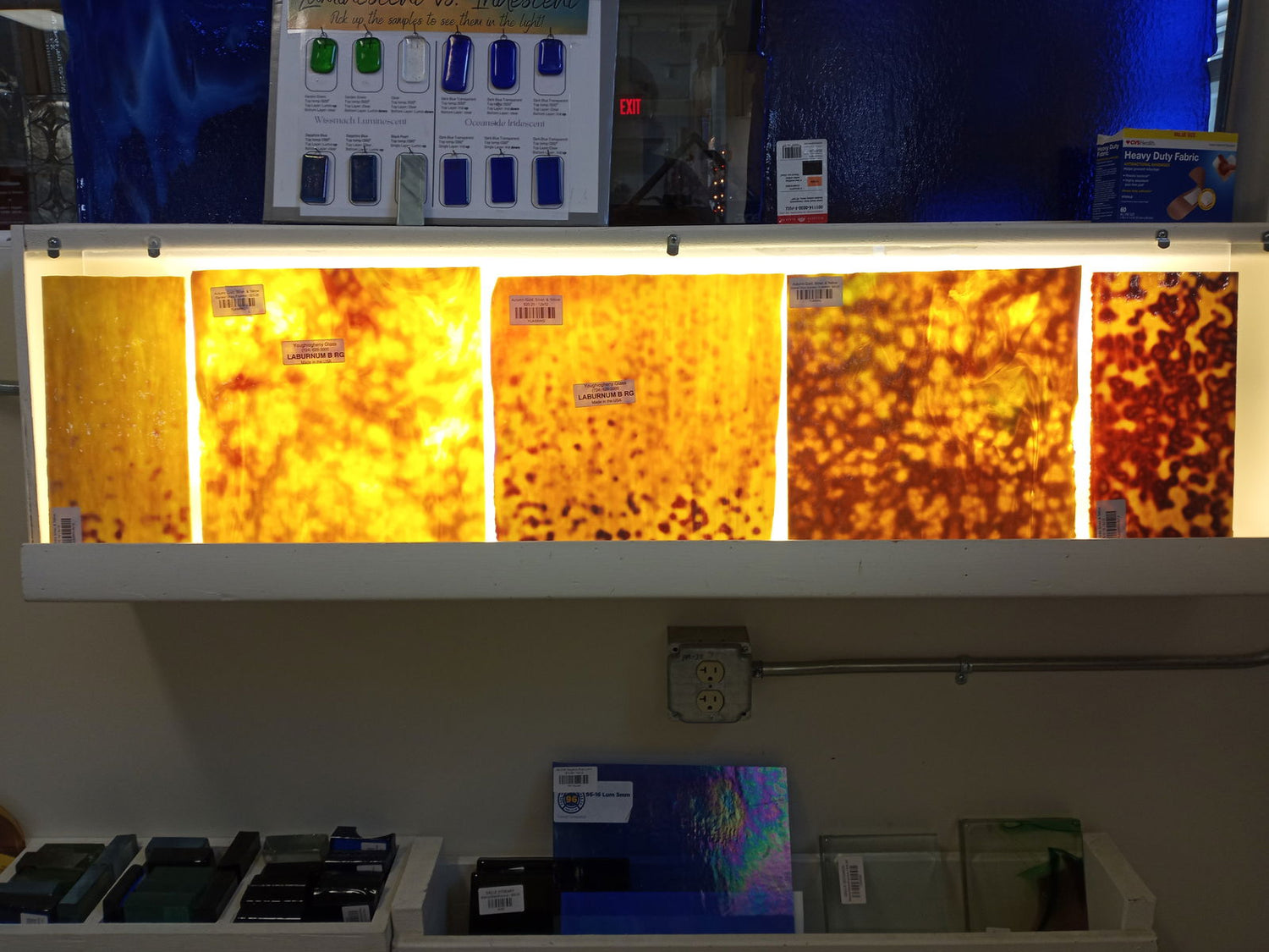 Autumn Gold, Silver, & Yellow - Stained Glass Express 