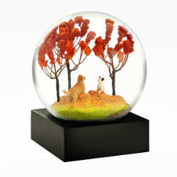 Autumn Pals Snow Globe - Stained Glass Express 