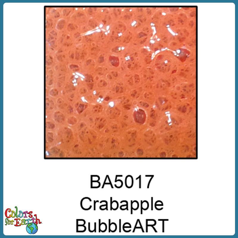 Colors For Earth Crabapple BubbleART Enamel Glass Paint
