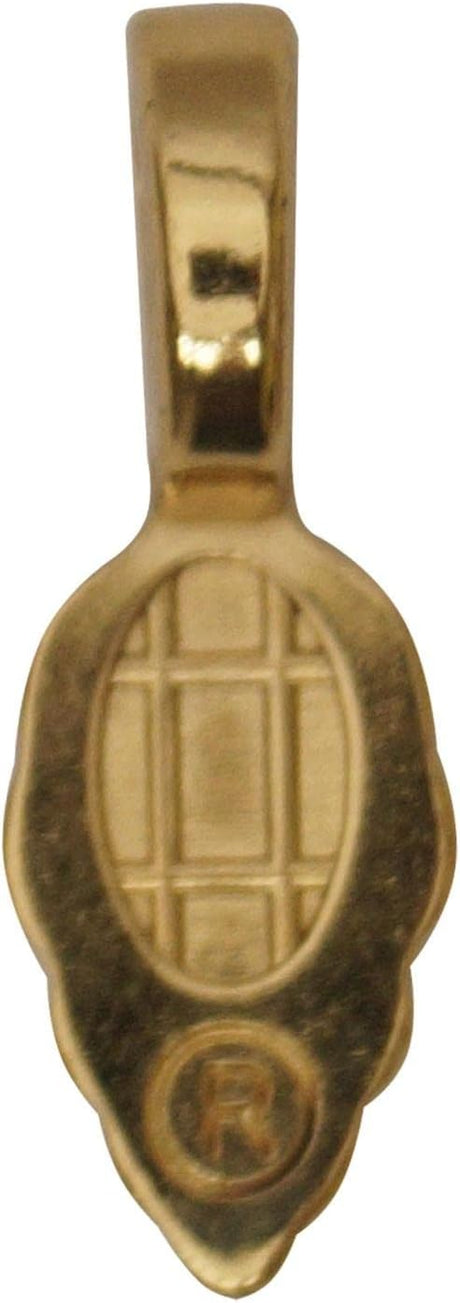 BAIL LEAF 18K GLD PLTD LG 25PK - Stained Glass Express 