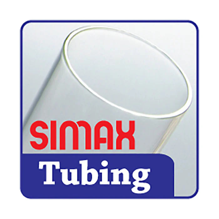 33 COE Tube Clear Simax 34mm