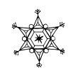BEVEL CLUSTER, SNOWFLAKE - Stained Glass Express 