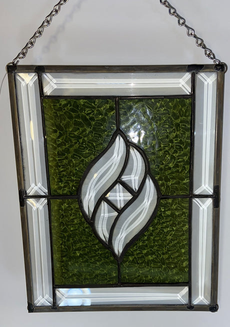 BEVEL CLUSTER SPARKLY PANEL - Stained Glass Express 