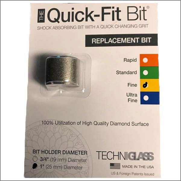 BIT 1" FINE  QUICK FIT - Stained Glass Express 