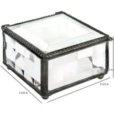 BOX, 3X3 CLEAR GLASS BLOCKS