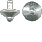Bead Capper White Plated - Stained Glass Express 