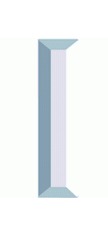 Bevel Clear 1 1/2" X 6" - Stained Glass Express 