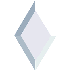 Bevel Clear Diamond 3" x 5" - Stained Glass Express 