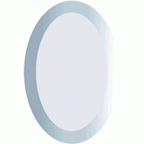 Bevel  Clear Oval  3" x 5" - Stained Glass Express 
