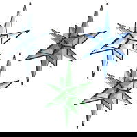 Bevel Cluster 3-D Closed Center Star Kit - Stained Glass Express 