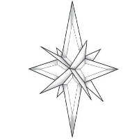 Bevel Cluster 3-D  Kit for Large Star - Stained Glass Express 