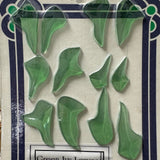 Bevel Cluster Green Ivy Leaves