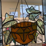 Bevel Cluster Green Ivy Leaves