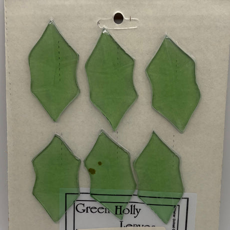 Bevel Cluster Holly Leaf Green