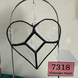 Bevel Cluster Mini Victorian Heart