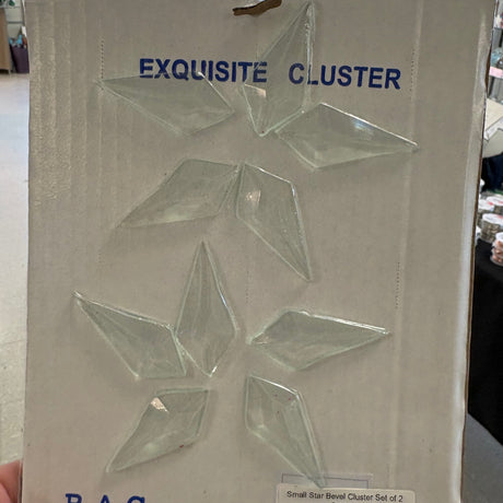 Bevel Cluster Small Star Set of 2
