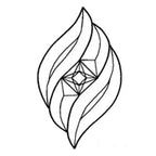 Bevel Cluster Sparkly Swirl - Stained Glass Express 