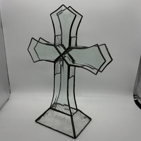 Bevel Cluster Standing Cross 3-D