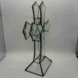 Bevel Cluster Standing Cross 3-D