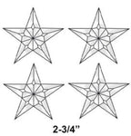 Bevel Cluster Star 2.75" - Stained Glass Express 