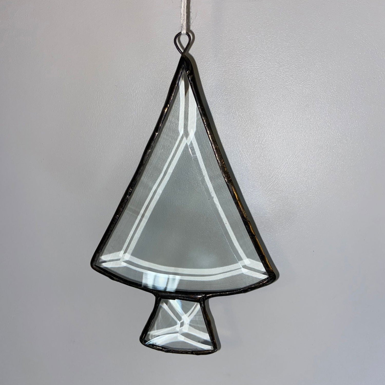 Bevel Cluster Tree Ornament - Stained Glass Express 