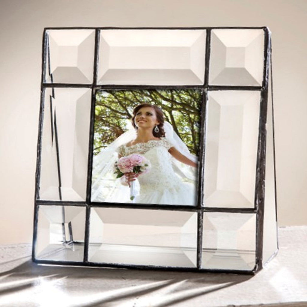Beveled Glass Picture Frame 3x3 - Stained Glass Express 