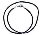 Black Cord With Clasp 18"-10 pack - Stained Glass Express 