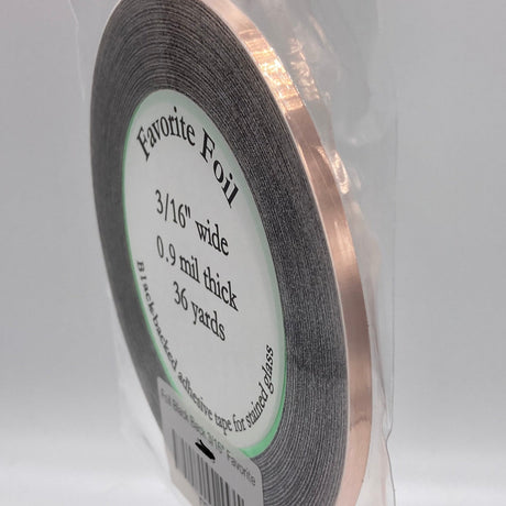 Favorite Foil Black Back 3/16"
