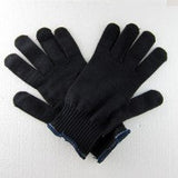 Black Kevlar Gloves, Size Large - Stained Glass Express 