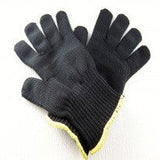 Black Kevlar Gloves Size Medium - Stained Glass Express 