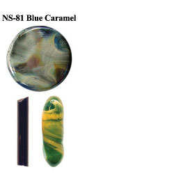 Blue Caramel Fine Frit 33 COE - Stained Glass Express 
