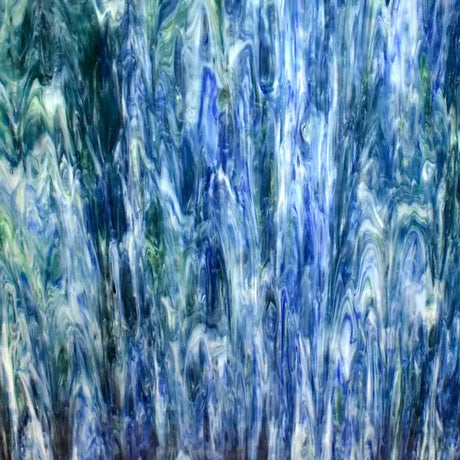 Blue, Green, White Mottle