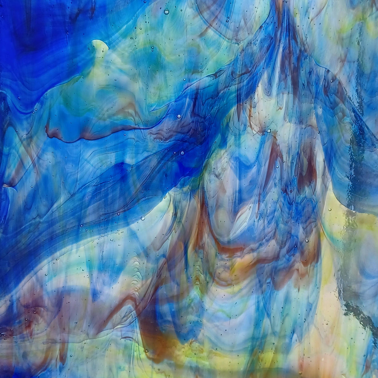 Blue, Purple, Lime, Clear Streaky